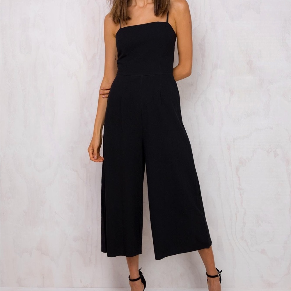 ROAD TO NASHVILLE TIE BACK JUMPSUIT